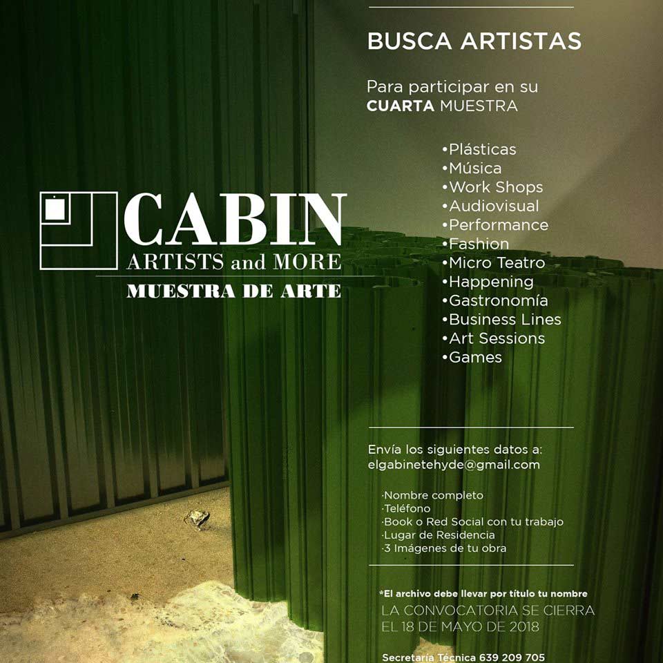 Cartel Cabin Artist Trasteros Plus